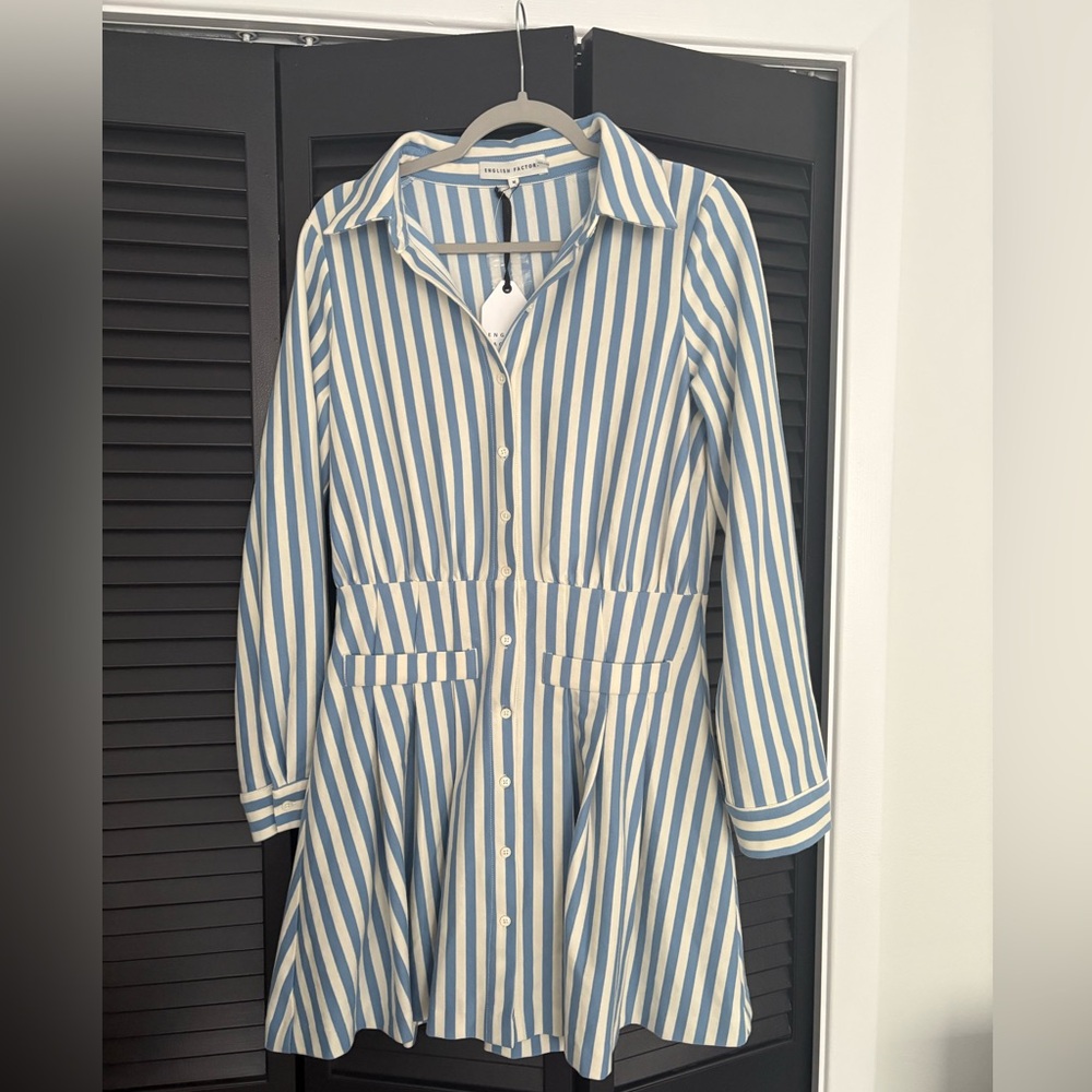 English factory new with tags striped dress - Picture 2 of 3